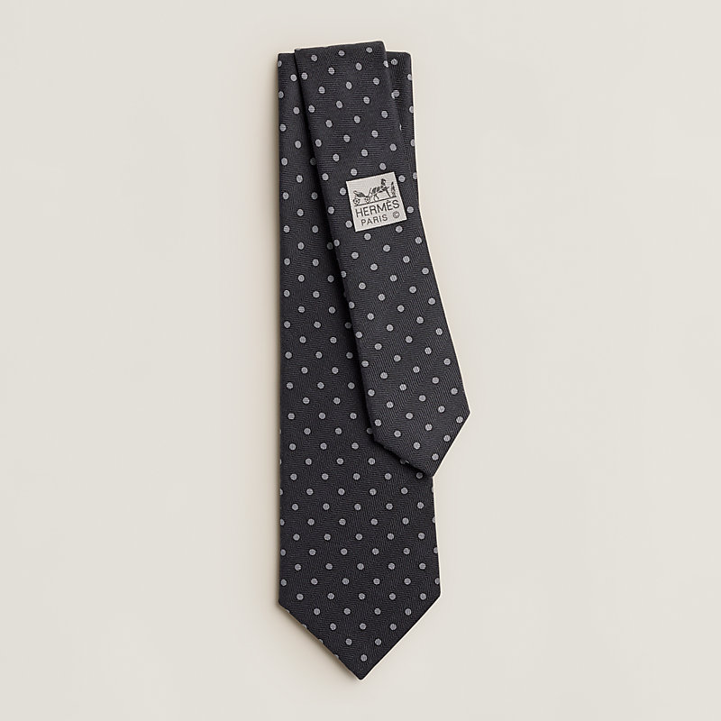 Pois Chevrons tie - Blue | Hermès USA